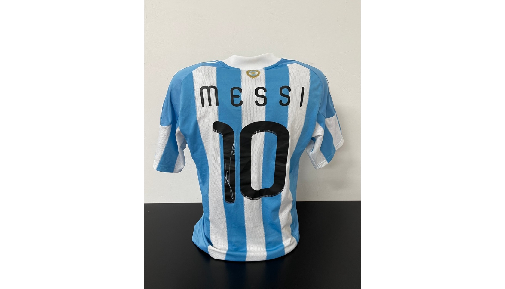 Messi's Official Argentina Signed Shirt, 2010 CharityStars