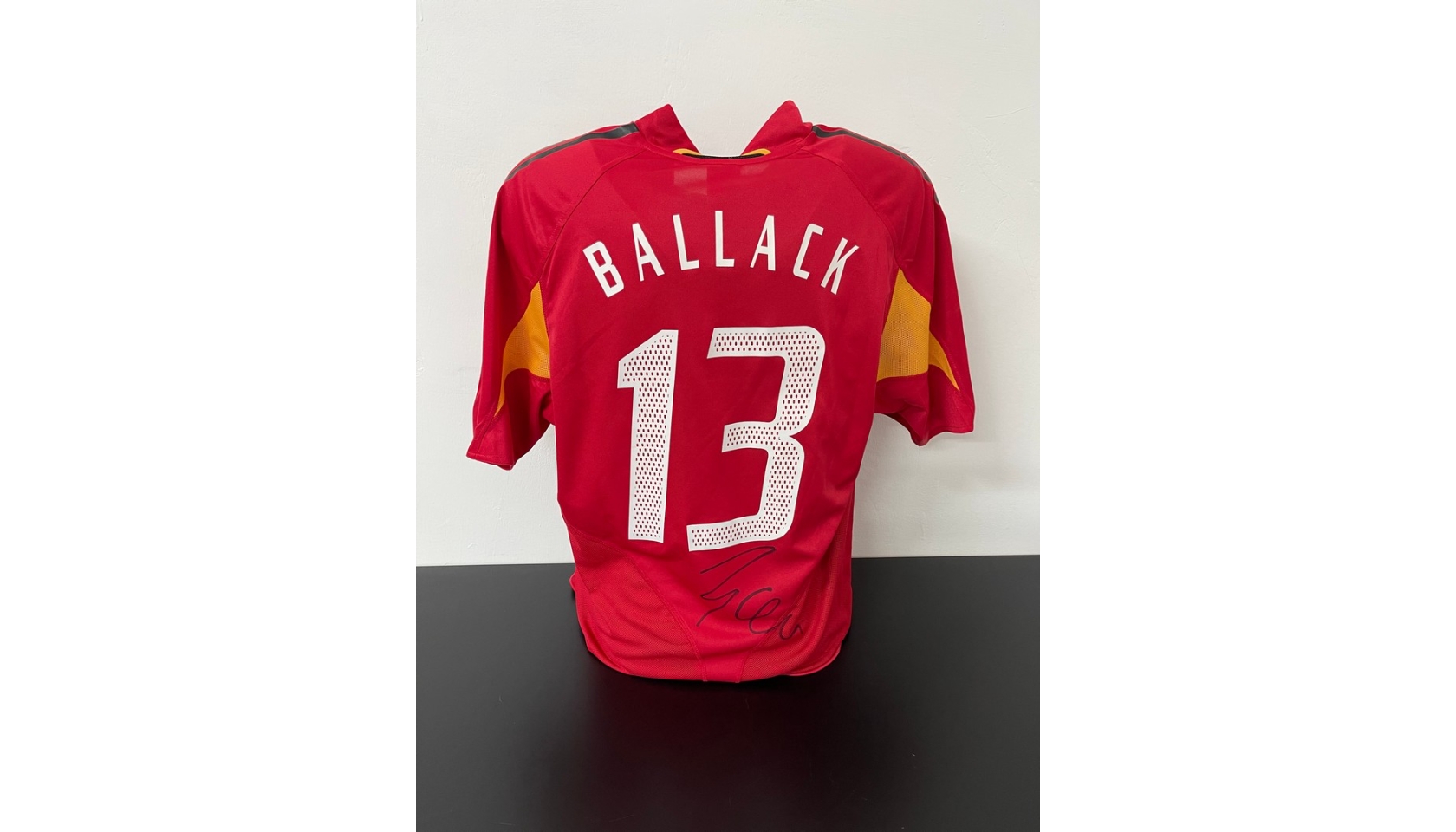 BALLACK CHELSEA 08-09 SIGNED SOCCER JERSEY GERMANY wCOA