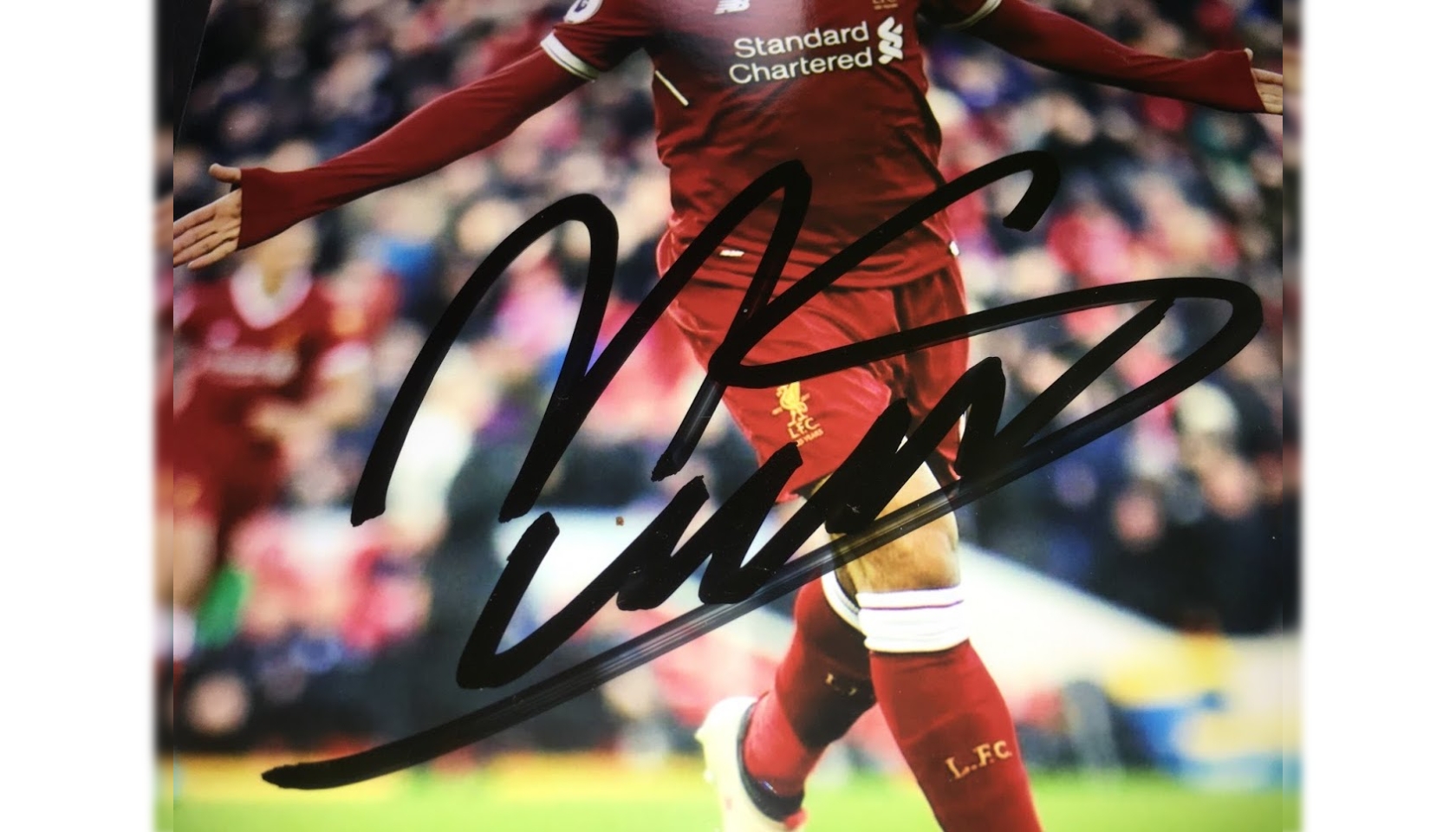 Bleachers Sports Music & Framing — Mohamed Salah Signed Authentic