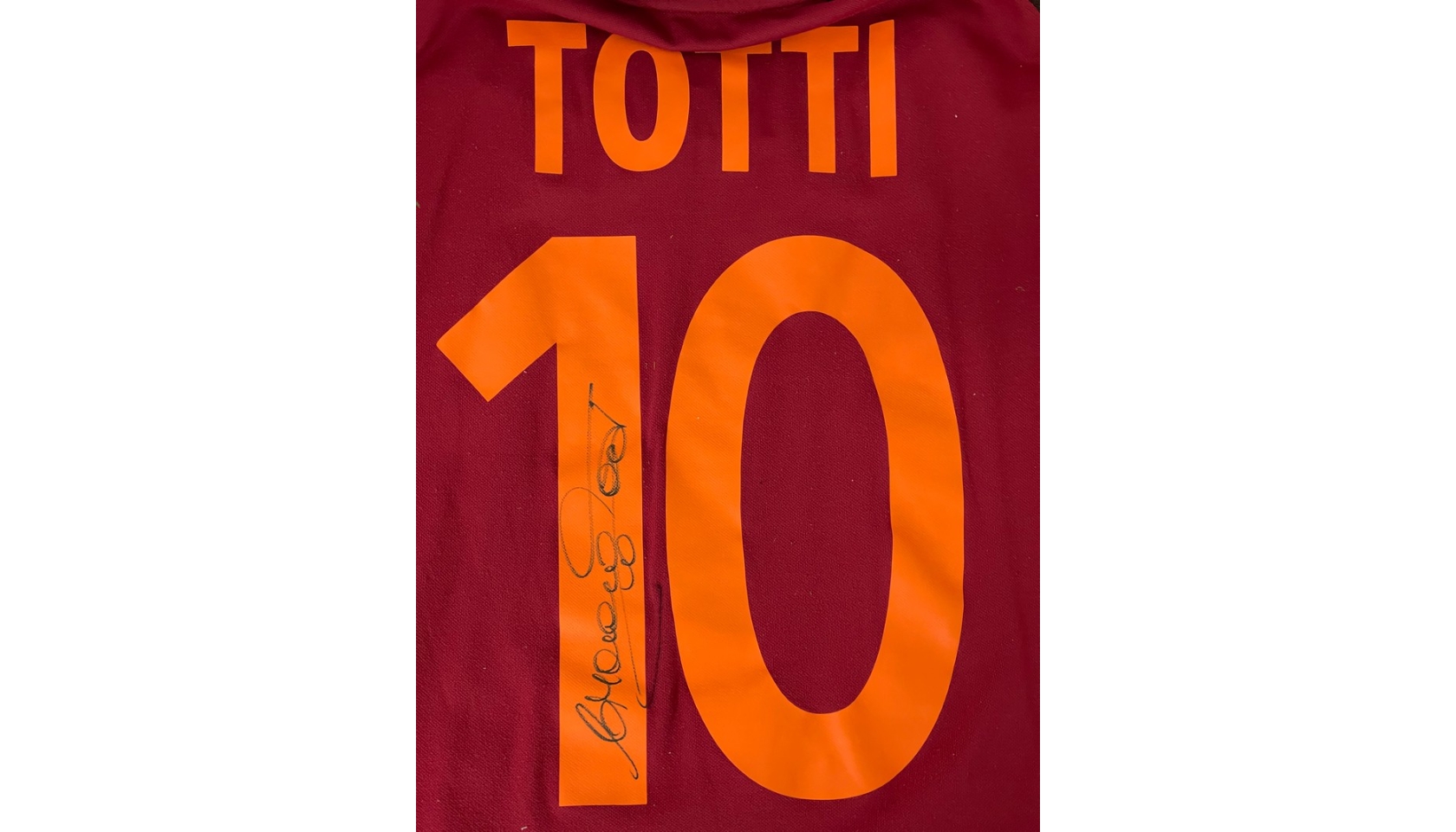 Maglia Ufficiale Totti Roma, 2002/03 - Autografata - CharityStars