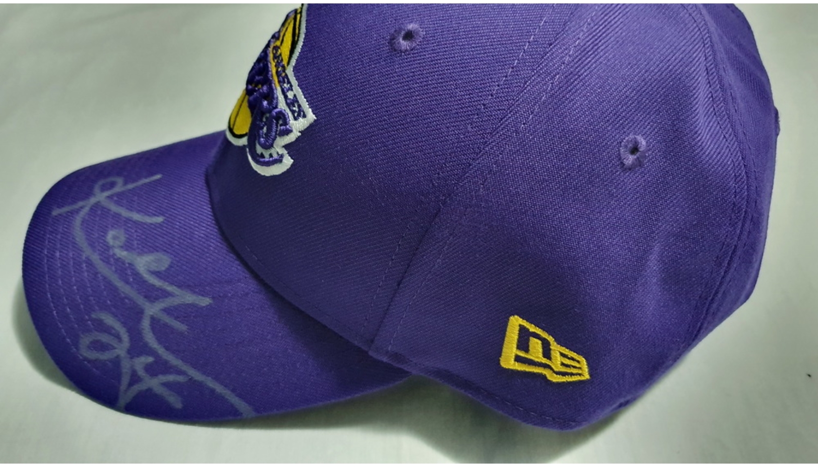 Kobe Bryant Signed Lakers Adjustable Hat with Display Case (PSA LOA)