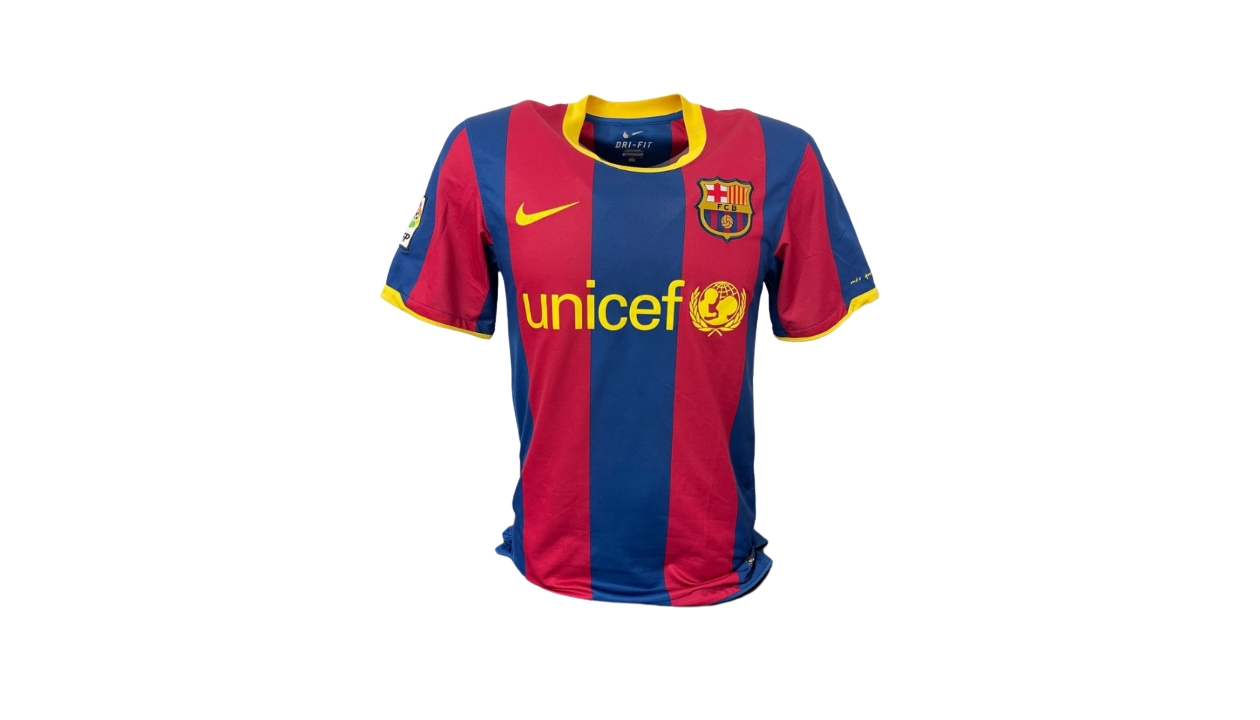 Xavi's Official Barcelona Signed Shirt, 2010/11 - CharityStars