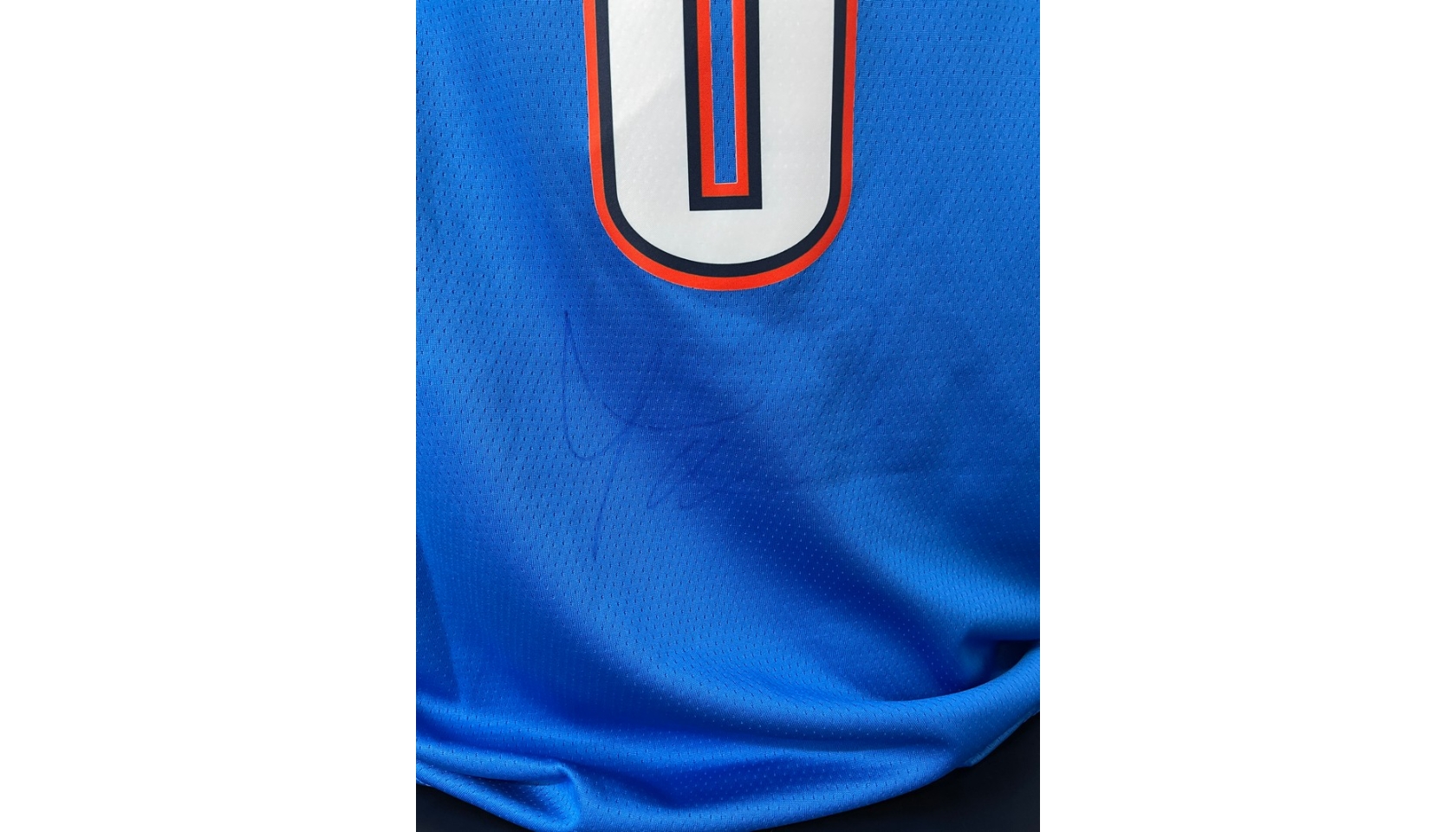 Westbrook's Official OKC Signed Jersey - CharityStars