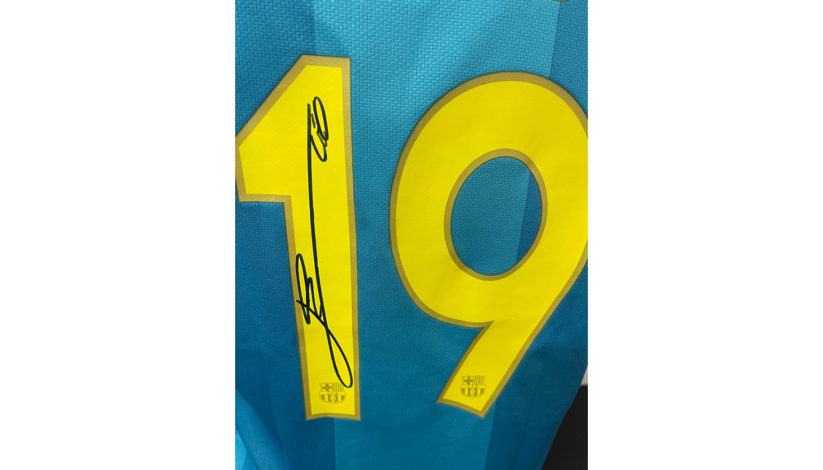 Messi's Barcelona Signed Match Shirt, 2007/08 - CharityStars