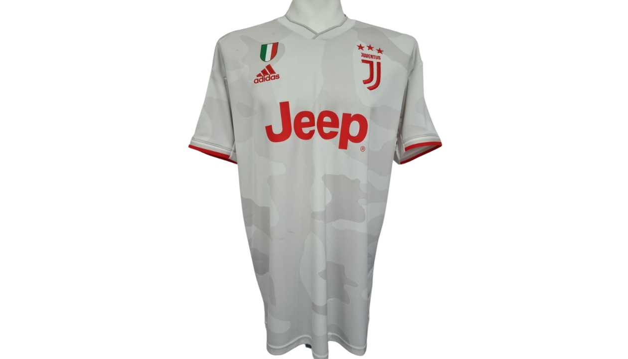 Cristiano Ronaldo Juventus FC Autographed 2018-2019 White Adidas Replica Jersey