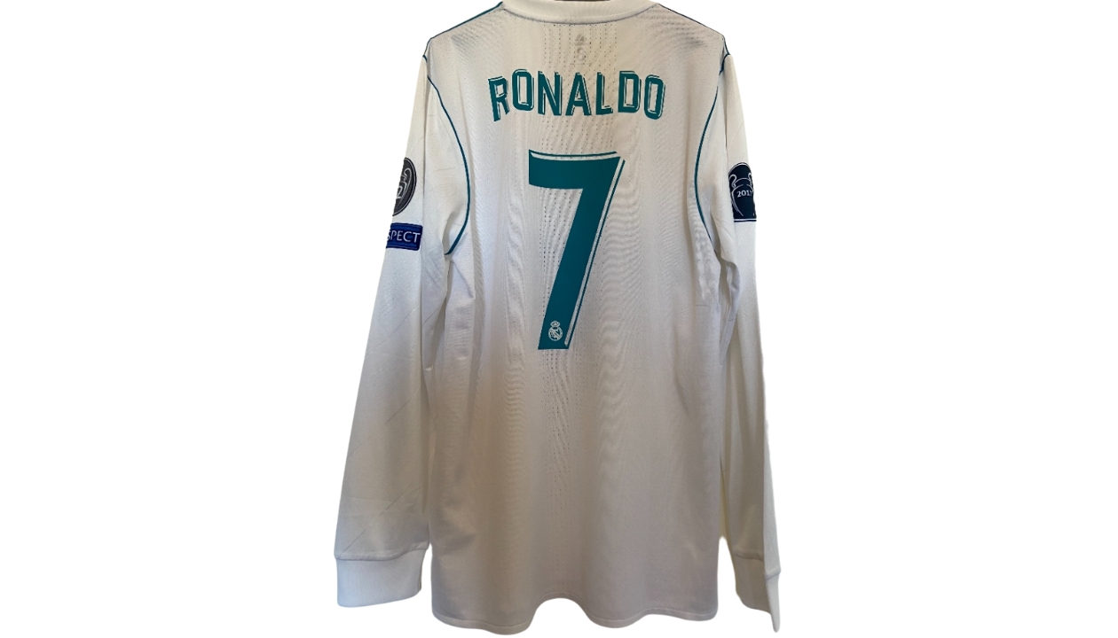 Ronaldo's Real Madrid Match Shirt, Kiev 2018 Final - CharityStars