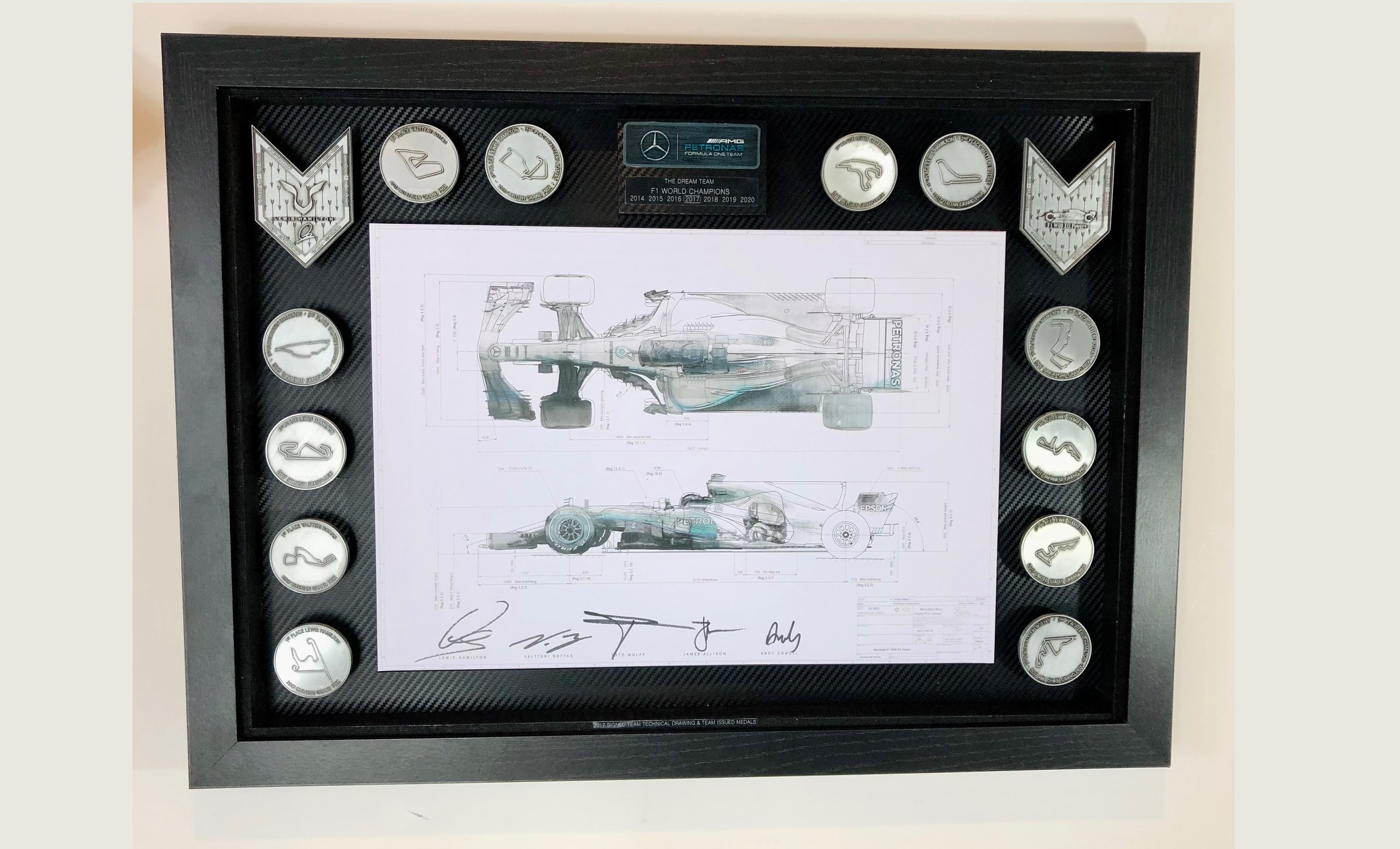 Lewis Hamilton's Signed and Framed Shirt - CharityStars