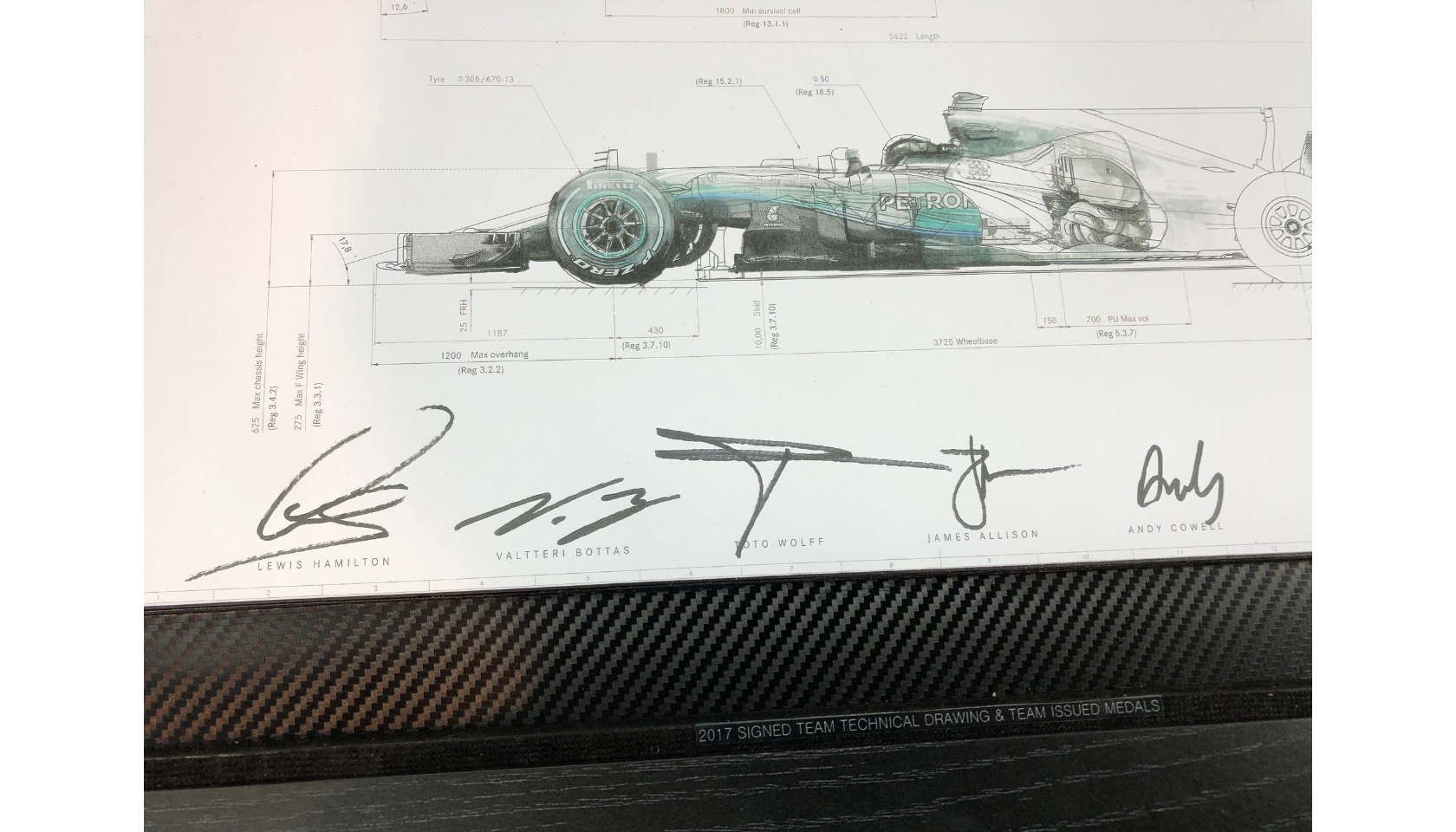 Lewis Hamilton's Signed and Framed Shirt - CharityStars