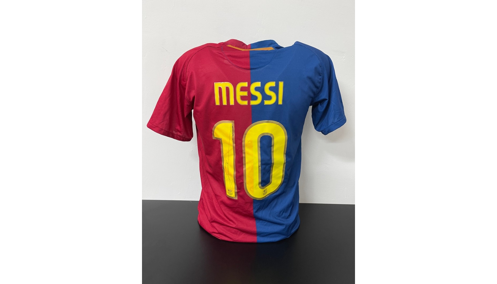 Messi's Official Barcelona Signed Shirt, 2014/15 - CharityStars