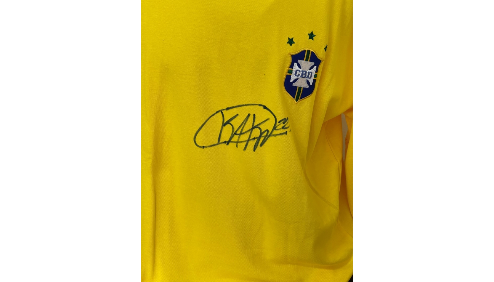 Kaka's Official Brazil Signed Shirt, 2002 - CharityStars