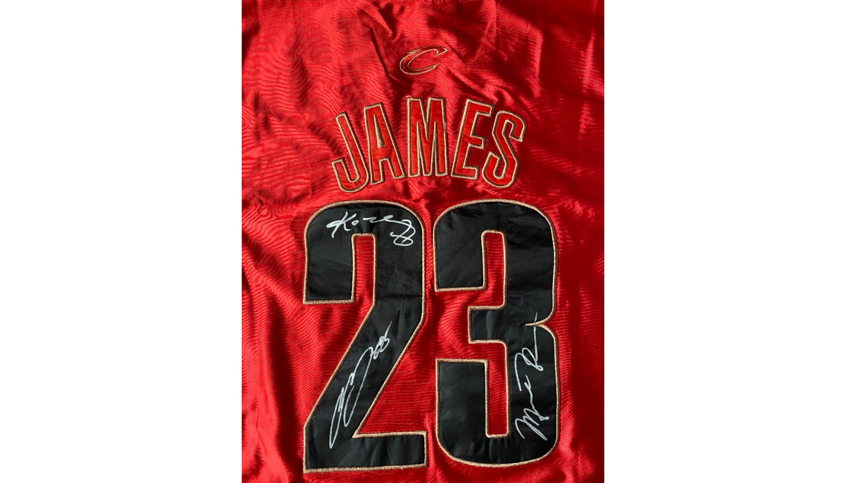 James' Official Cleveland Signed Jersey, 2015 - CharityStars