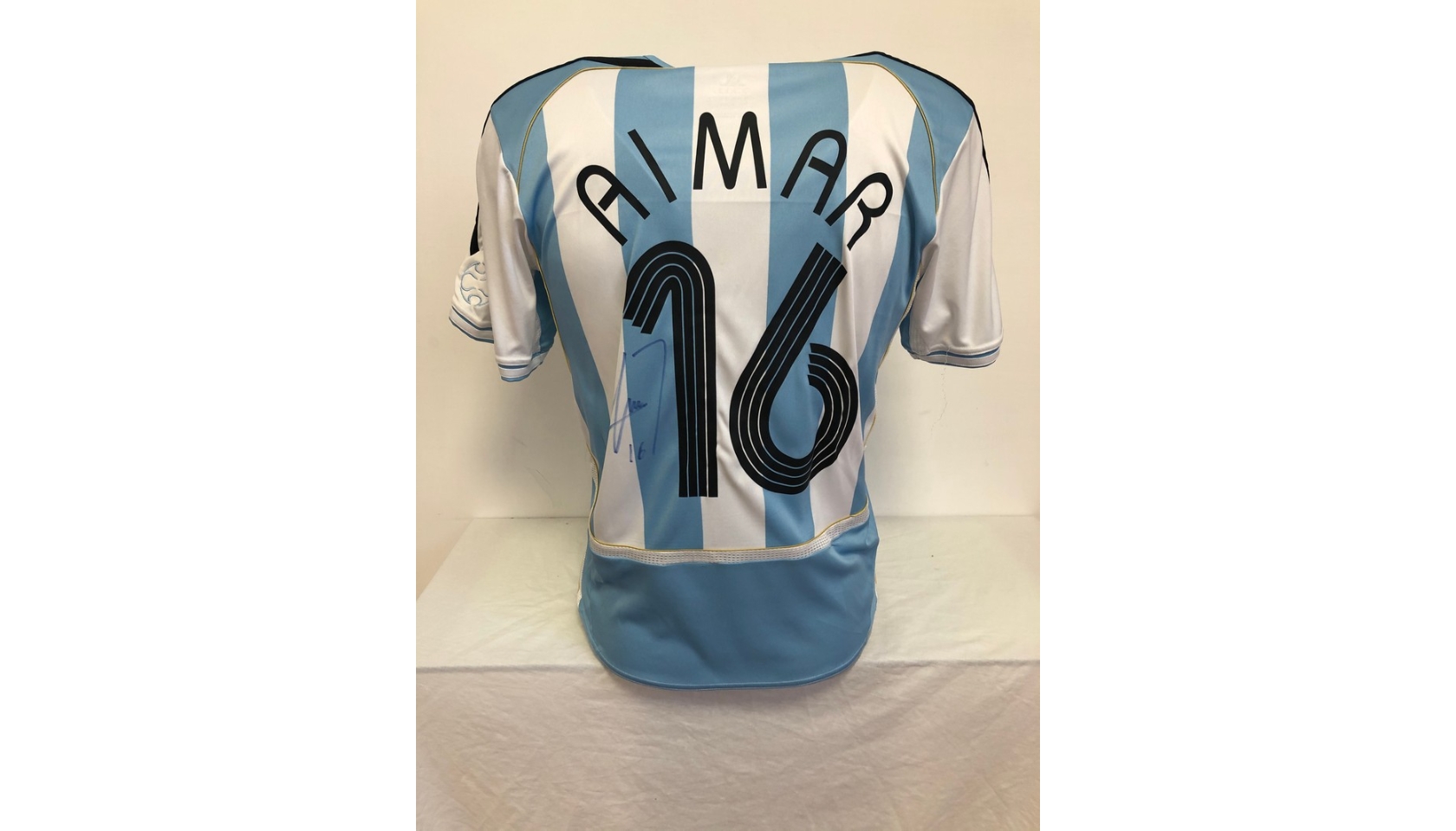 Aimar's Official Argentina Signed Shirt, 2005/06, 45% OFF