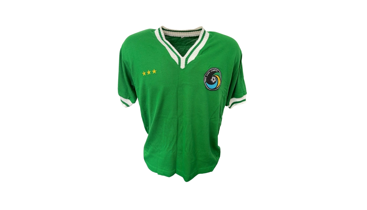 Pelé New York Cosmos Signed and Framed Shirt - CharityStars