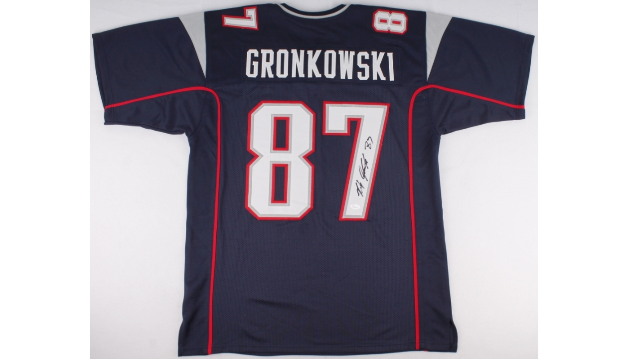 Rob Gronkowski Hand Signed Bucs Full-Size Helmet - CharityStars