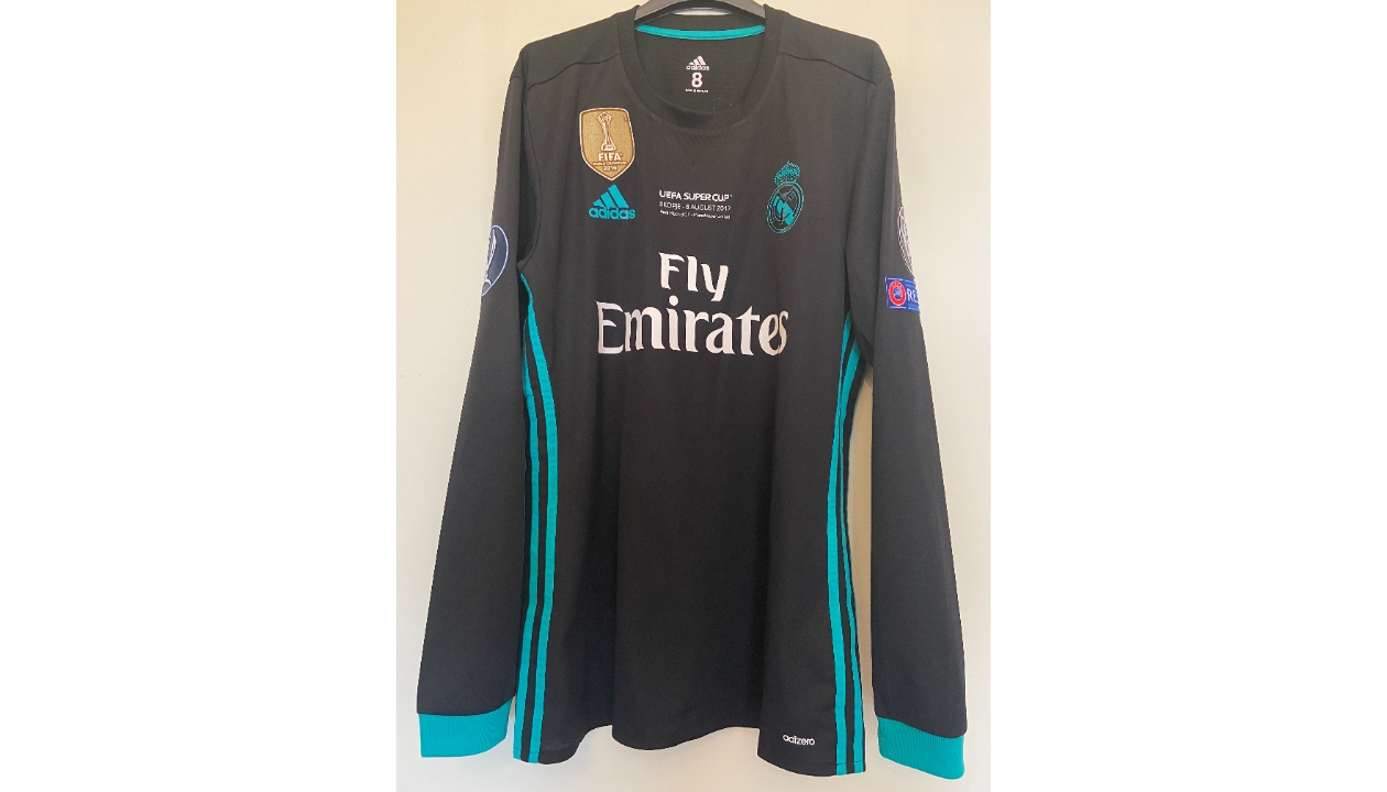 adidas, Shirts, Cristiano Ronaldo Real Madrid 26 2017 Uefa Home Soccer  Jersey Bnwt L