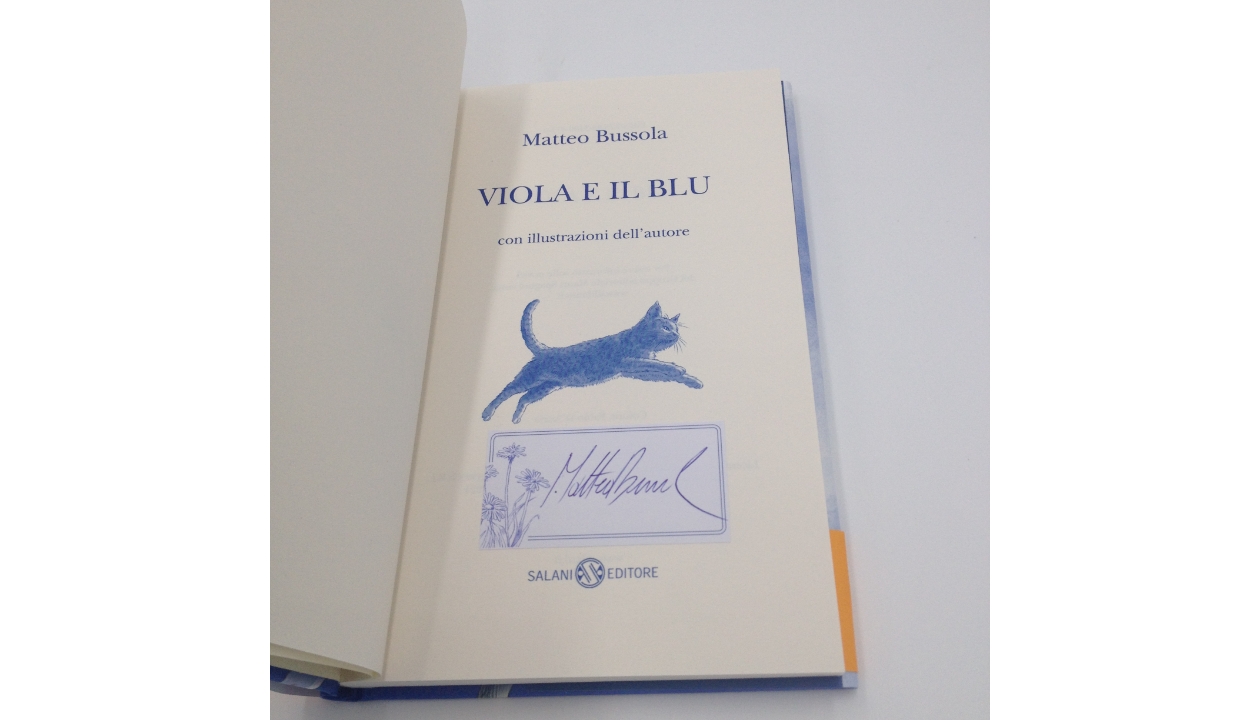 Libro Viola e il blu - Autografato da Matteo Bussola - CharityStars