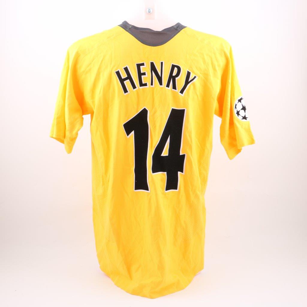 Official Arsenal Shirt, 2005/06 - Signed by Thierry Henry - CharityStars