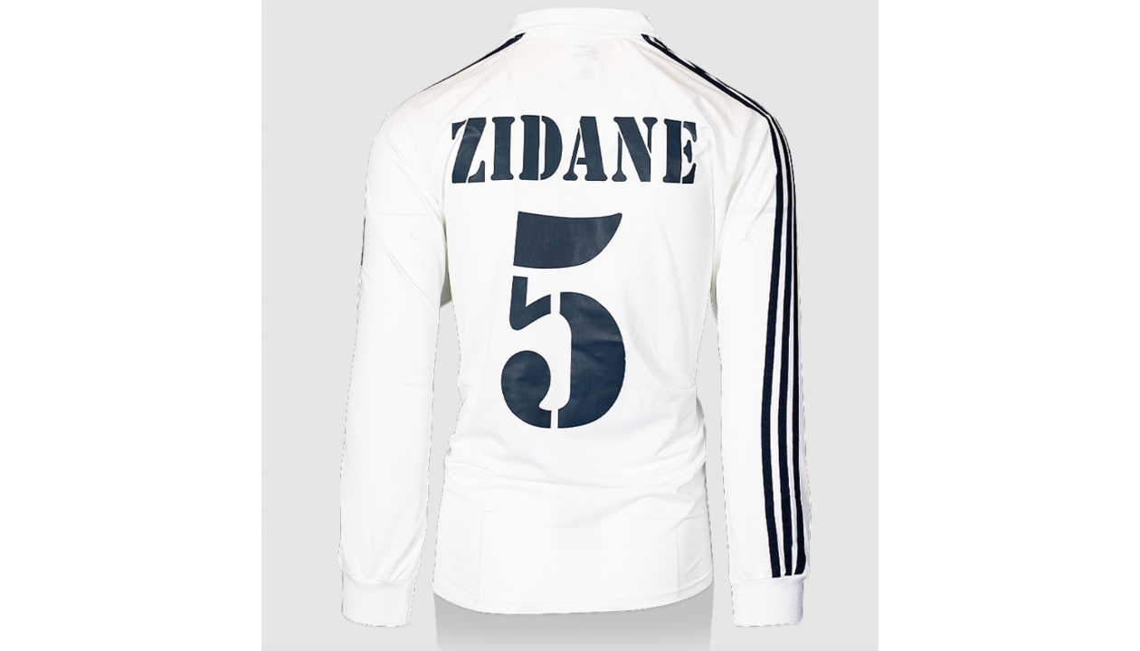 Real Madrid  Zidane's World Cup 98 shirt sells for 100,000 euros