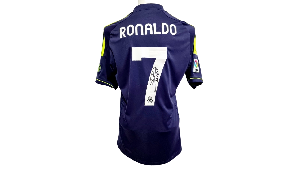 Ronaldo's Real Madrid Match-Issue/Worn Shirt, UCL 2012/13 - CharityStars