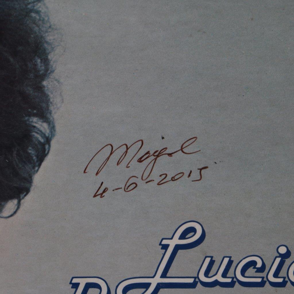 4 Lucio Battisti vinyls signed by italian singer Mogol - CharityStars