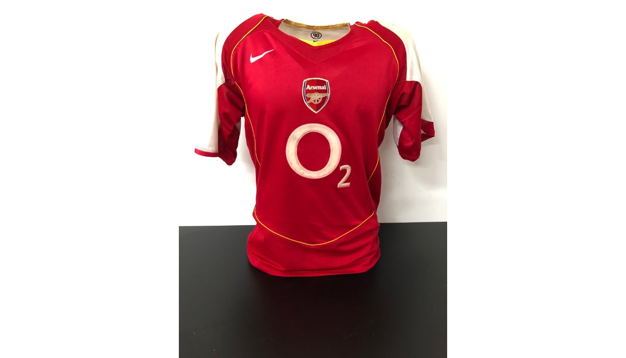 Henry Official Arsenal Signed Shirt, 2004/05 CharityStars