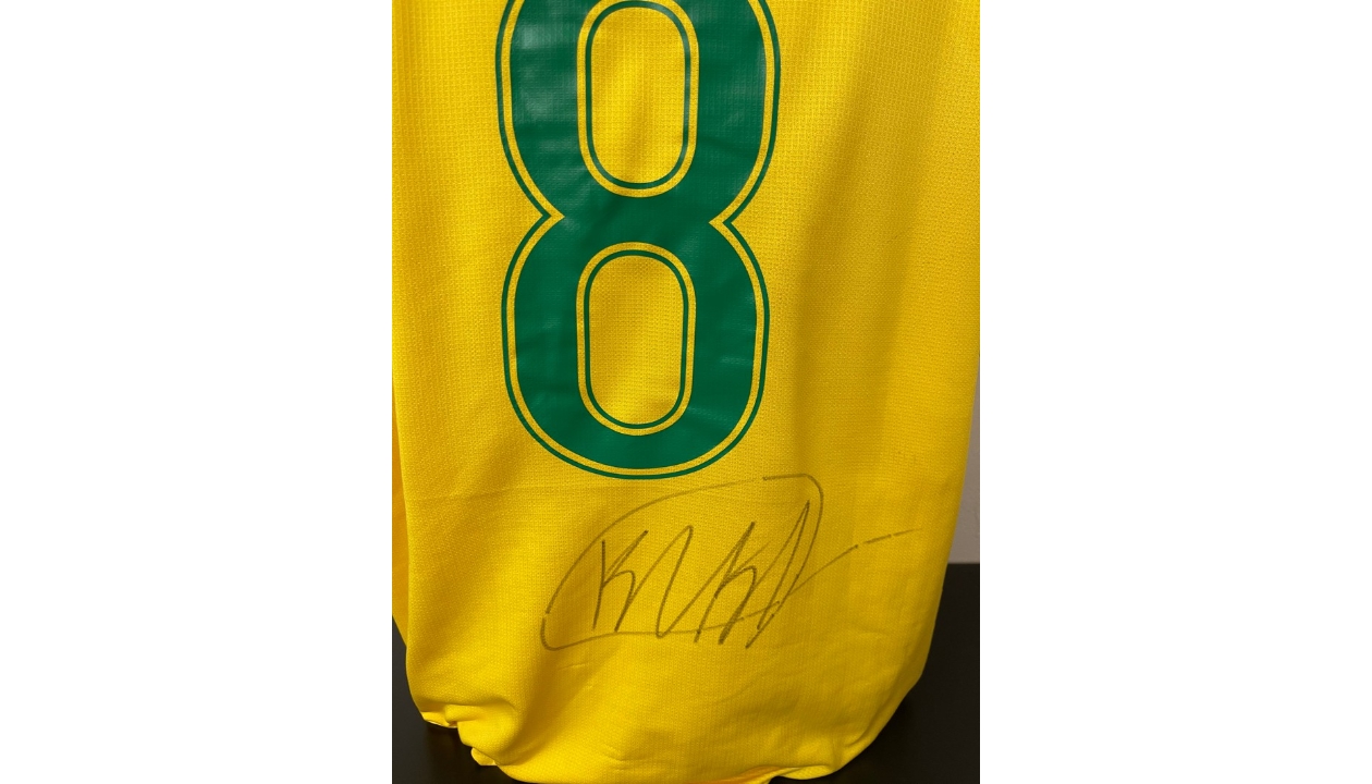 Ricardo Kaka Hand Signed CBF Brazil Jersey - CharityStars