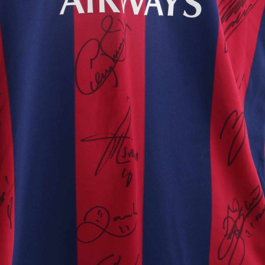 Messi's Official Barcelona Signed Shirt, 2014/15 - CharityStars