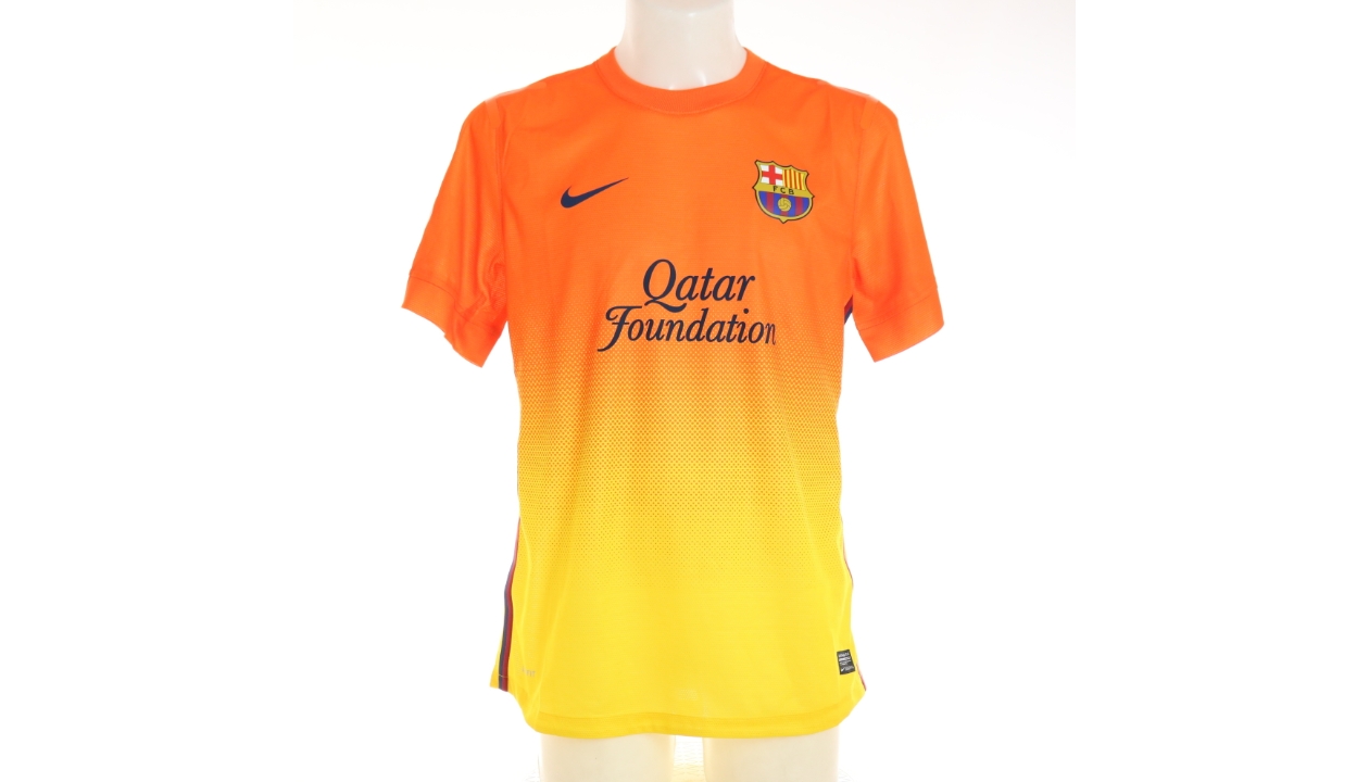 Messi's Official Barcelona Signed Shirt, 2012/13 - CharityStars