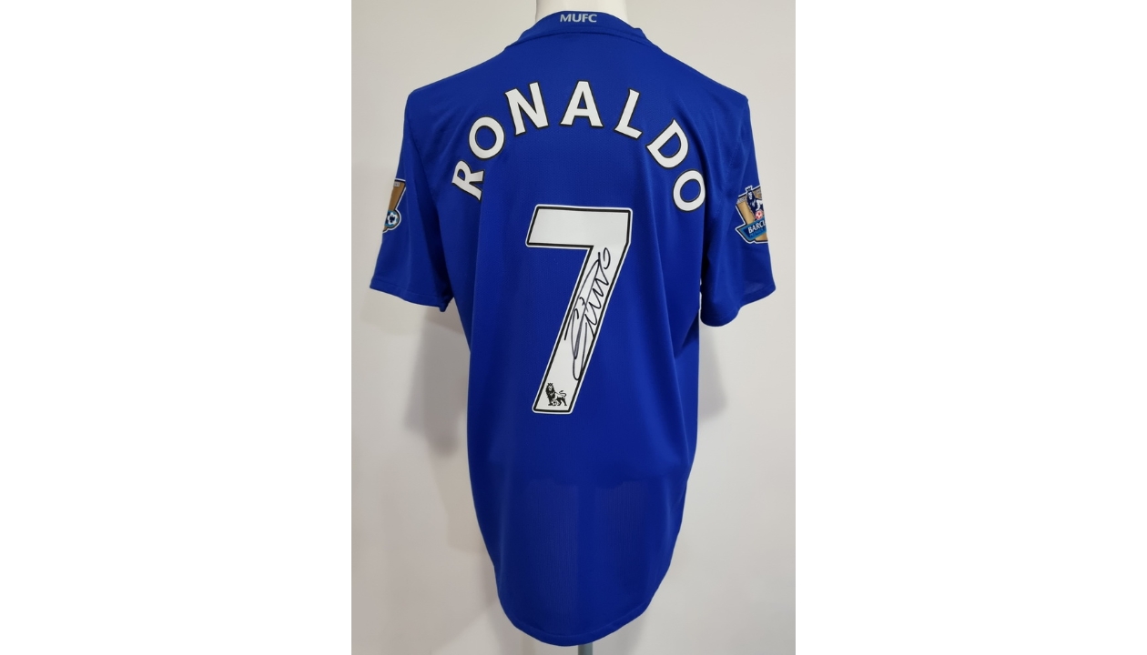 Ronaldo's Man Utd Worn and Signed Shirt, 2008/09 - CharityStars