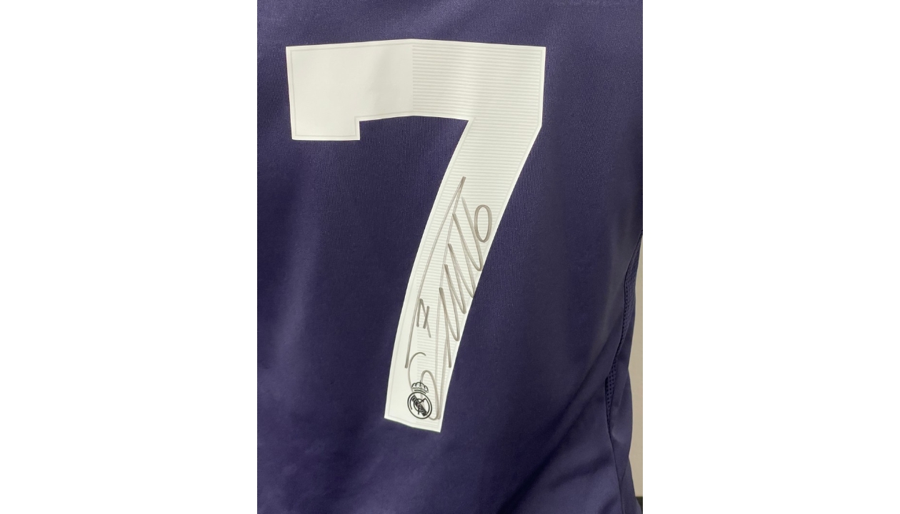 Ronaldo's Official Real Madrid Signed Shirt, 2012/13 - CharityStars