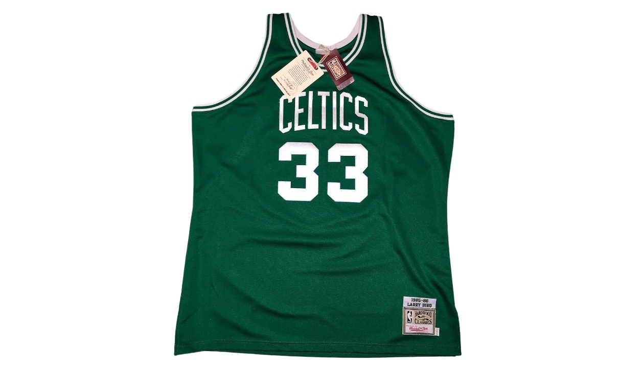 Official Replica Boston Celtics Jersey Signed by Larry Bird - CharityStars