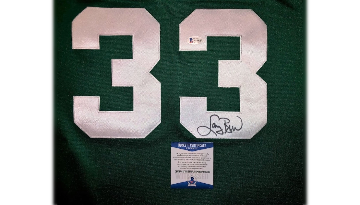 Larry Bird Signed Framed Jersey - CharityStars