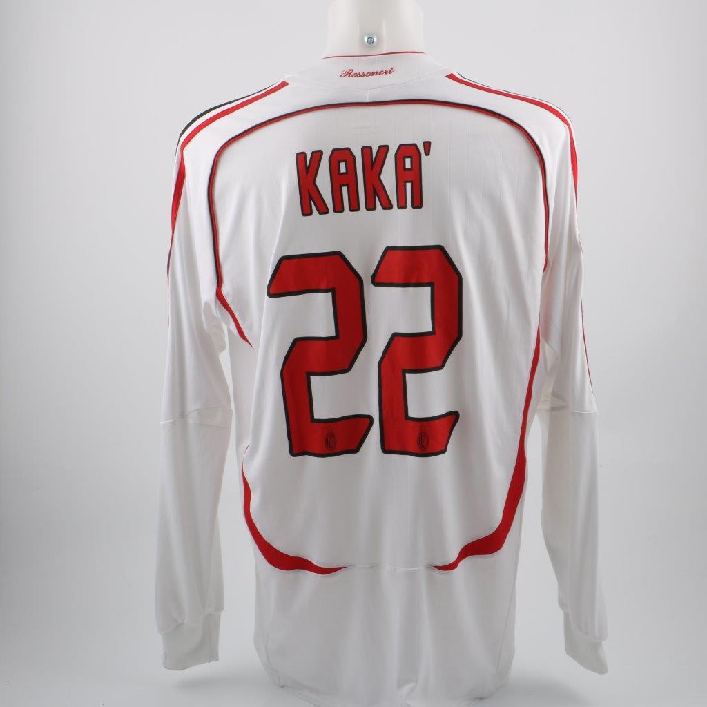 Sold at Auction: KAKA SIGNED AC MILAN 2007 CHAMPIONS LEAGUE FINAL JERSEY  (BECKETT COA)