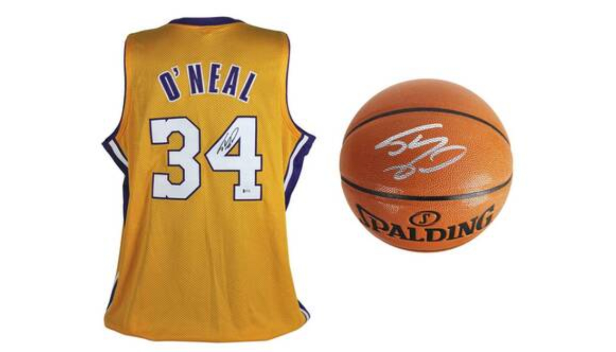 Shaquille O'Neal Signed and Framed Los Angeles Lakers Jersey - CharityStars