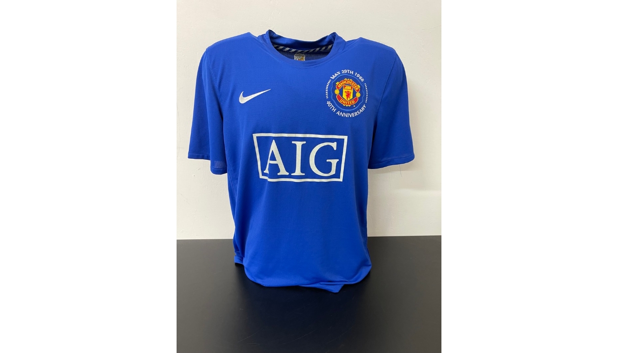 Ronaldo's Man Utd Worn and Signed Shirt, 2008/09 - CharityStars