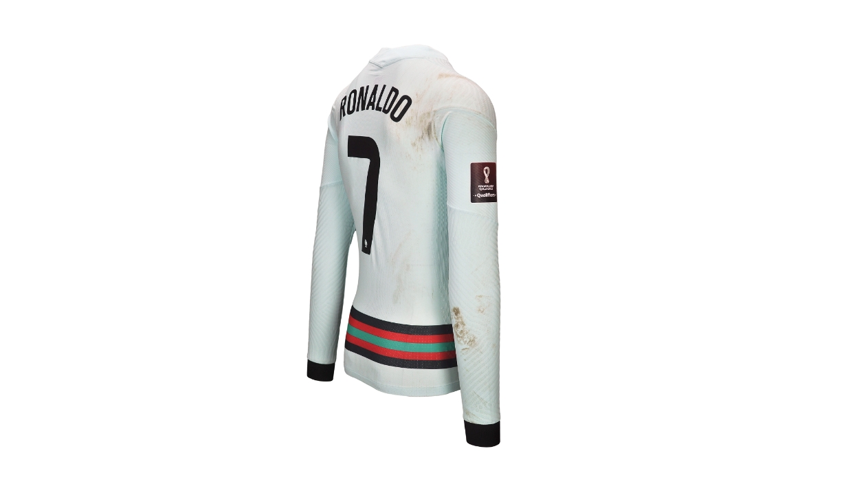 Lot Detail - Cristiano Ronaldo Match Worn 2/18/2004 Portugal Jersey Against  England (Security Guard Provenance)