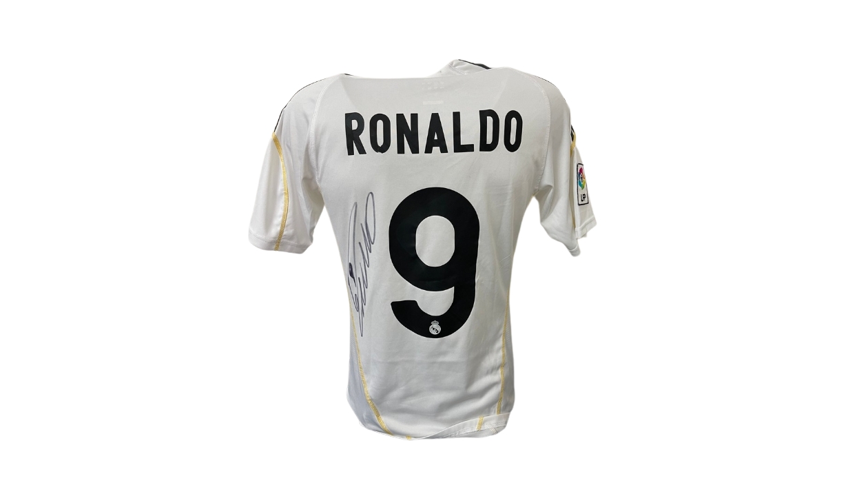 Cristiano Ronaldo Signed Real Madrid Home Jersey (Beckett COA)