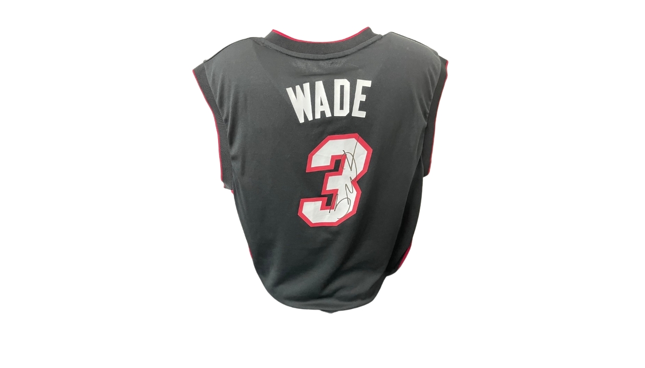 Wade's Official Miami Heat Signed Jersey - CharityStars