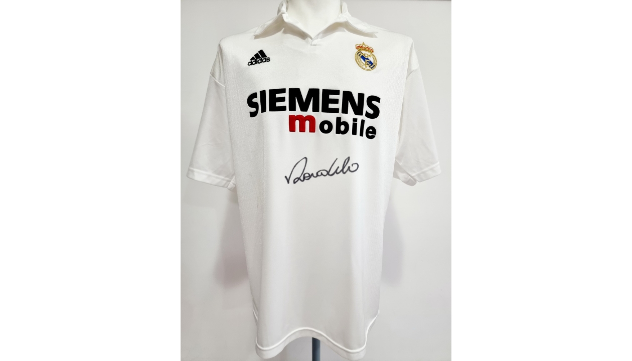 Sold at Auction: Cristiano Ronaldo Signed Framed Real Madrid Jersey BAS COA