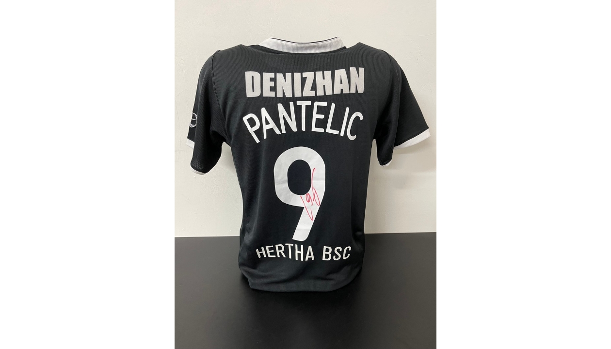 2006-07 Hertha Berlin Home Shirt Pantelic #9 - 8/10 - (XL.Boys)