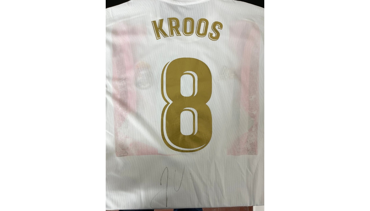 Kroos' Official Real Madrid Signed Shirt, 2019/20 - CharityStars