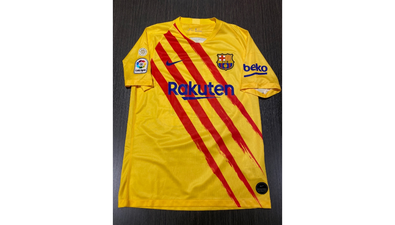 Messi's Official Barcelona Signed Shirt, 2019/20 - CharityStars