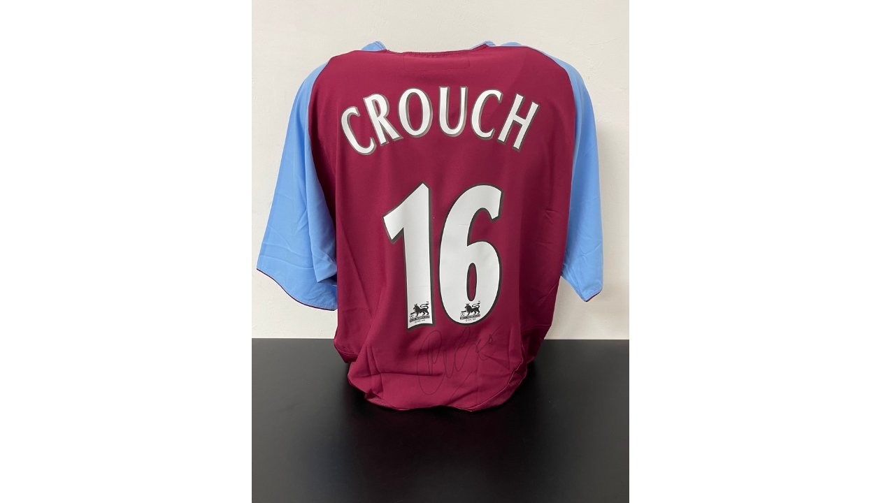 Crouch's Official Liverpool Signed Shirt, 2002/03 - CharityStars