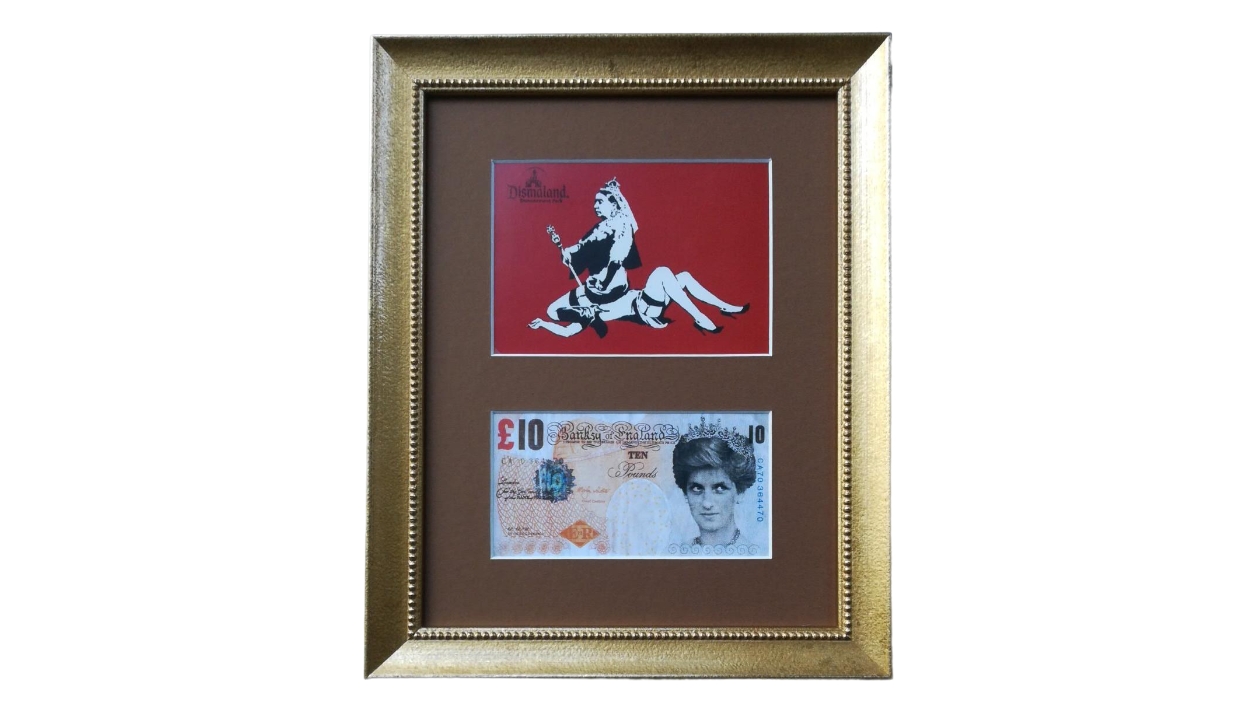 Original Banksy Di-Faced Tenner - CharityStars