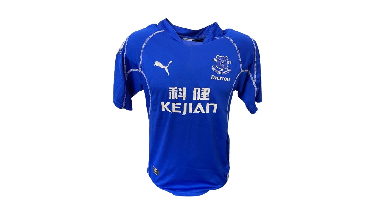 2002-03 Everton Home Shirt Rooney #18 XL