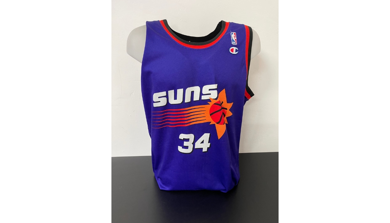 Charles Barkley Phoenix Suns Signed Autographed Purple Jersey