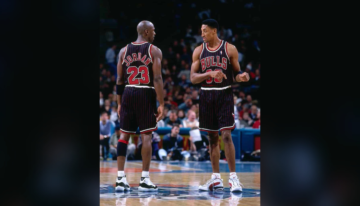 Jordan Official Chicago Bulls Jersey, 1994/95 - CharityStars