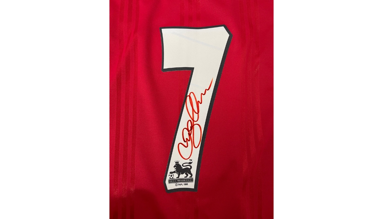 Beckham's Official Manchester United Signed Shirt, 1999/00 - CharityStars