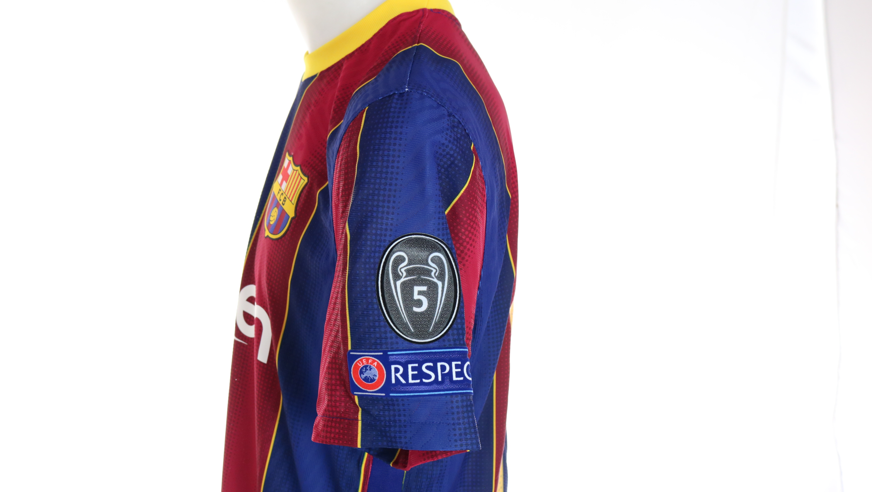 Messi's Barcelona Authentic Shirt, 2020/21 - CharityStars