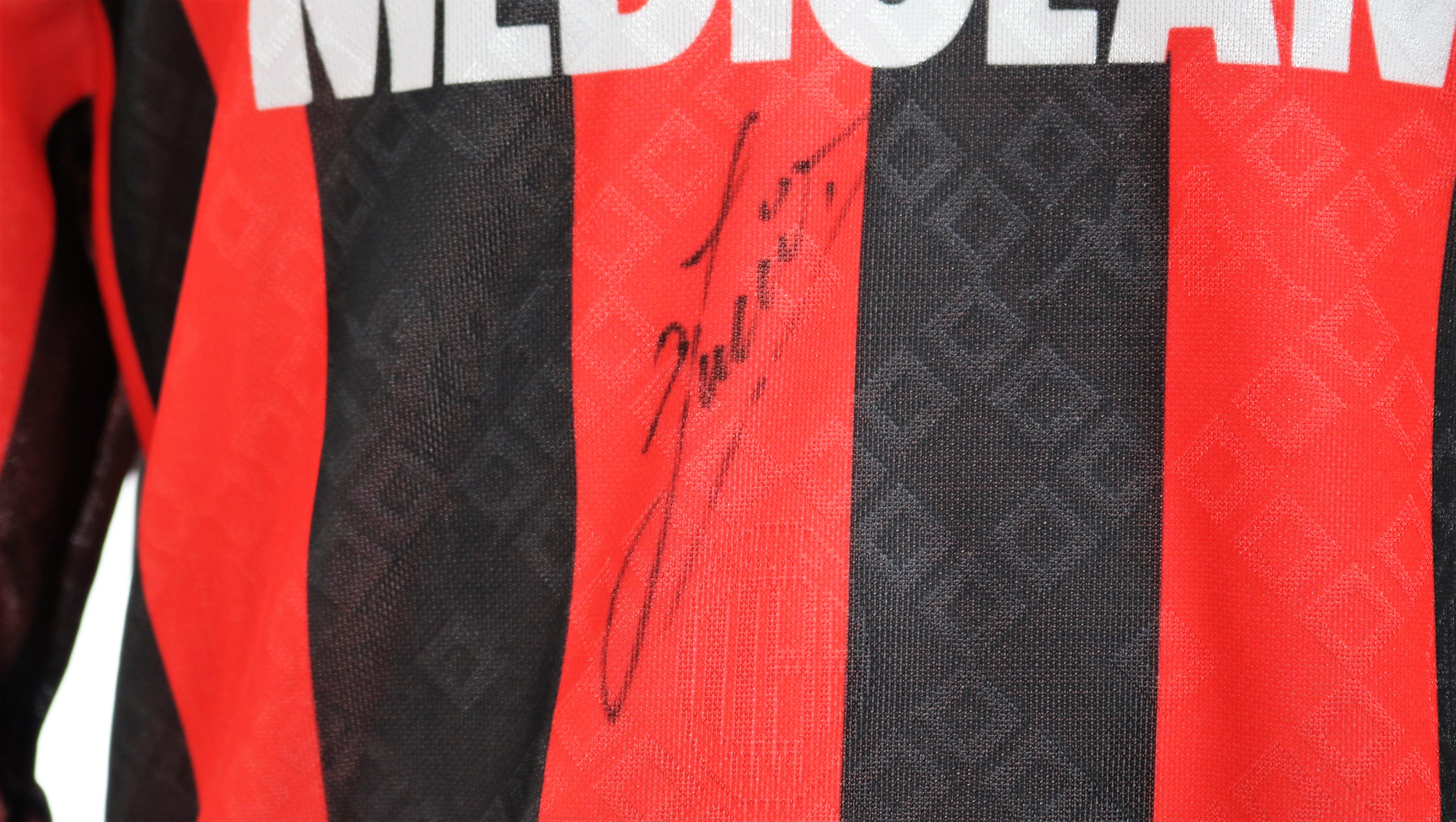 Gullit's AC Milan Signed Match Shirt, 1989/90 - CharityStars